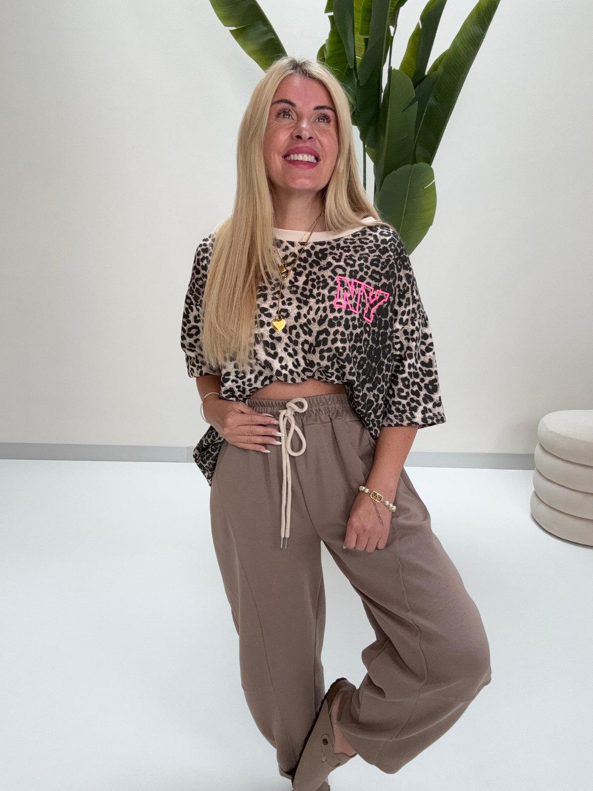 Oversize Shirt leo NEW YORK mit Rückenprint
