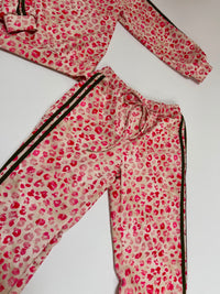 Butterstoff Hose LEO LOUNGE creme/pink
