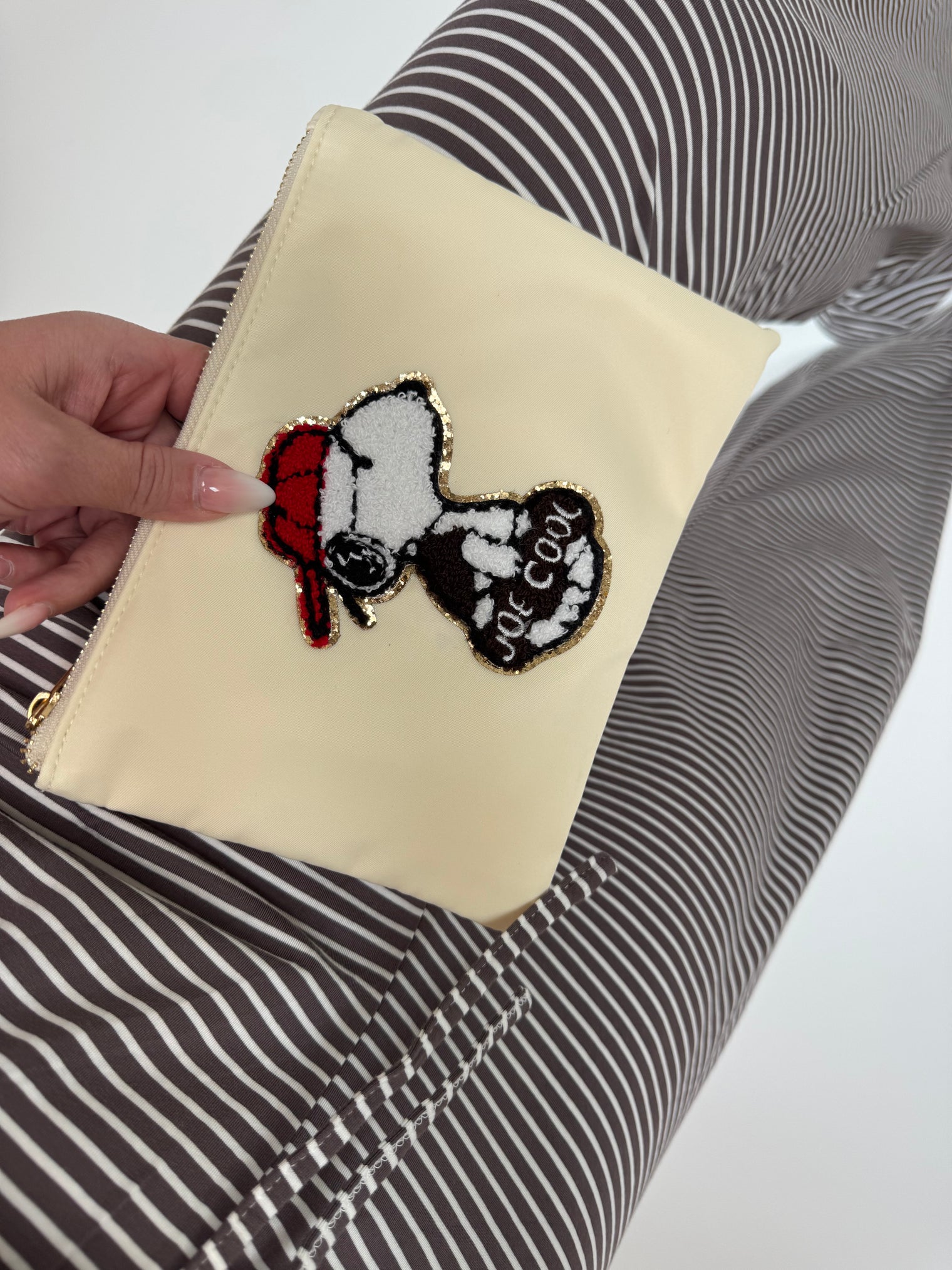 Bag HAPPY VIBES beige