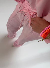 Hose DREAMY GIRL rosa mit Gummizug