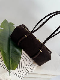 Big Bowling Bag LUXURY DREAM dark coffee