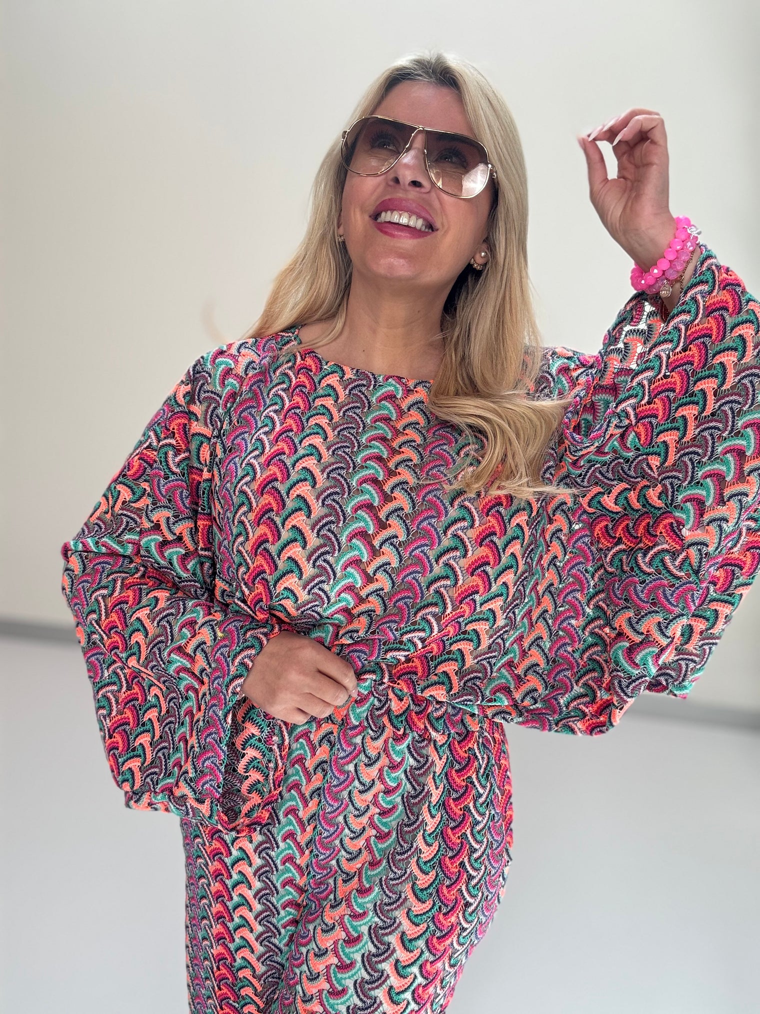 Strick Shirt SUMMER HOT Multi