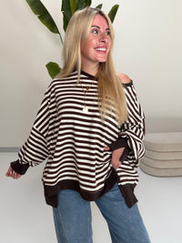Oversize Sweater Coffee/creme COFFEE CREMA