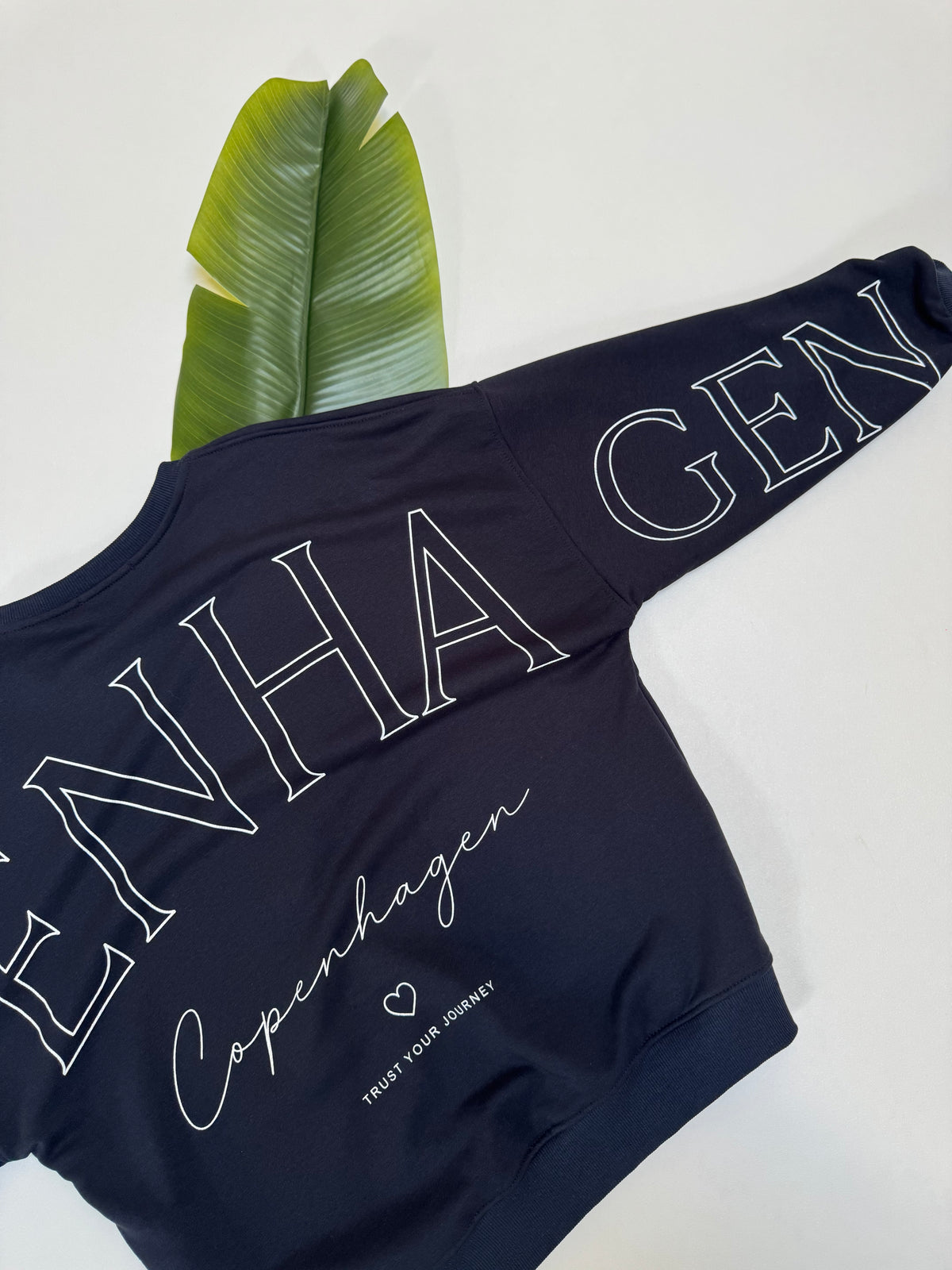 Sweater mit Rückenprint COPENHAGEN dark navy