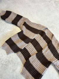 Strickjacke ONLY COZY VIBES taupe/chocolate