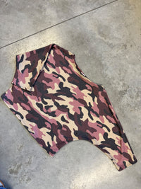 Longsleeve Camouflage Burgundy/creme