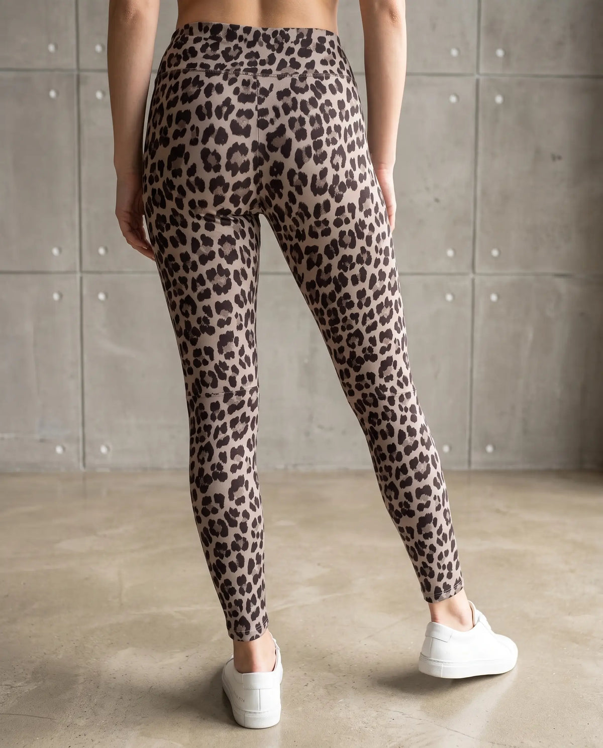 Butterstoff Leggings LEO beige/chocolate
