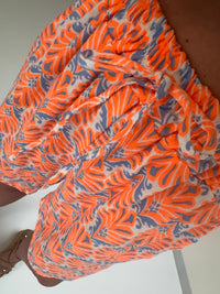 Musselin Shorts weiß ORNAMENTS light orange Blue