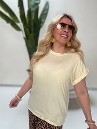 Basic Shirt ALL TIME CLASSY buttermilk lemon