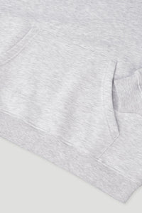 OH APRIL Boyfriend Hoodie Fluffy Grey Melange