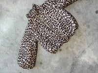 Jacke PUFFY POWER mit Reißverschluss taupe Leo