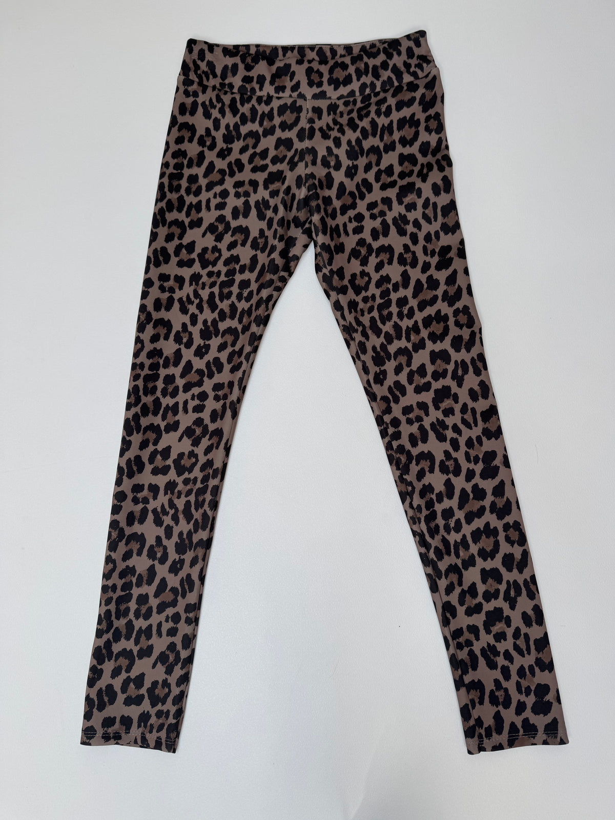 Butterstoff Leggings LEO taupe/schwarz