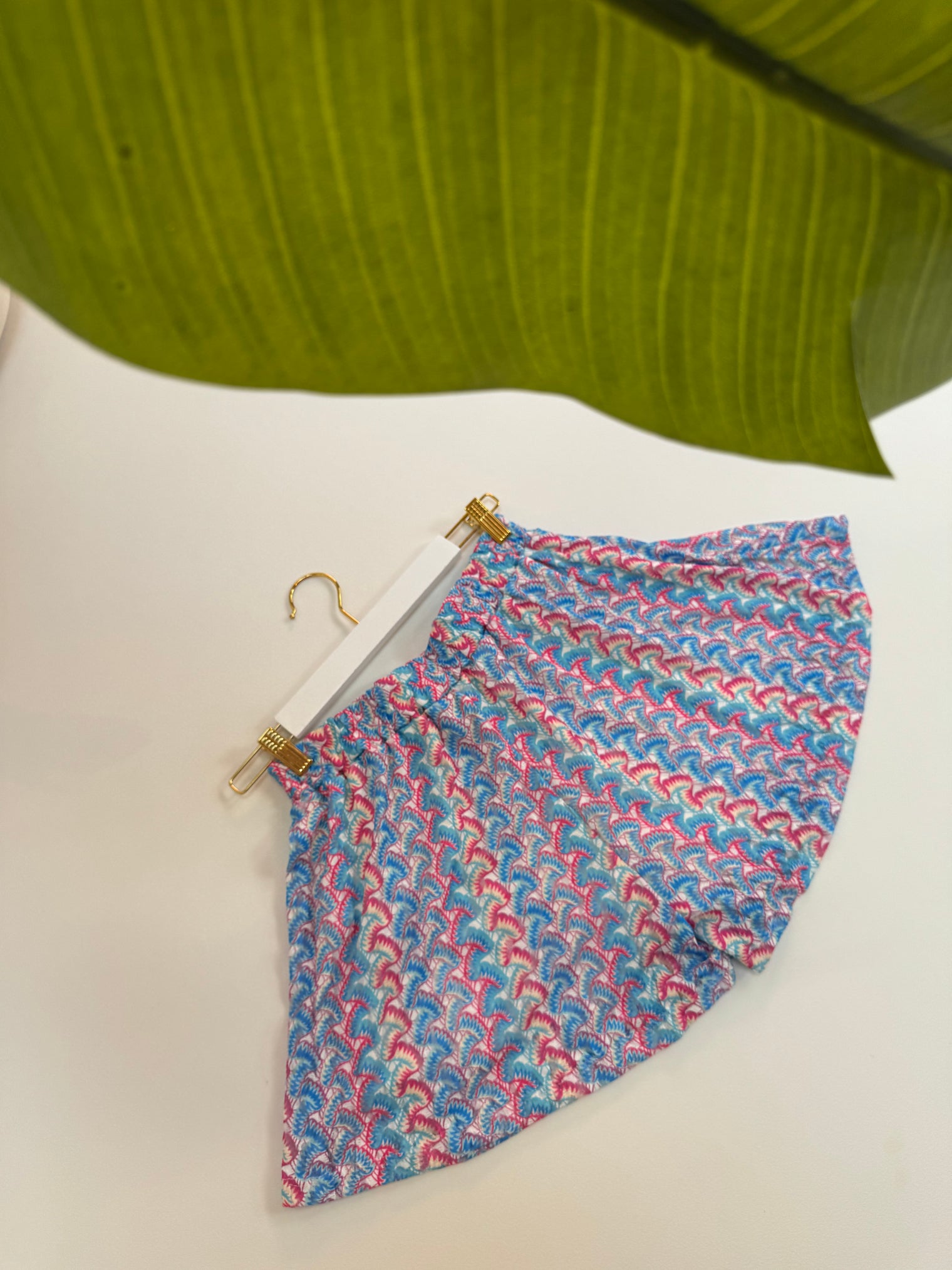 Sommer Shorts SUMMER HOT hellblau/blau/pink