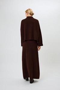 OH APRIL Insa Knit Skirt Truffle