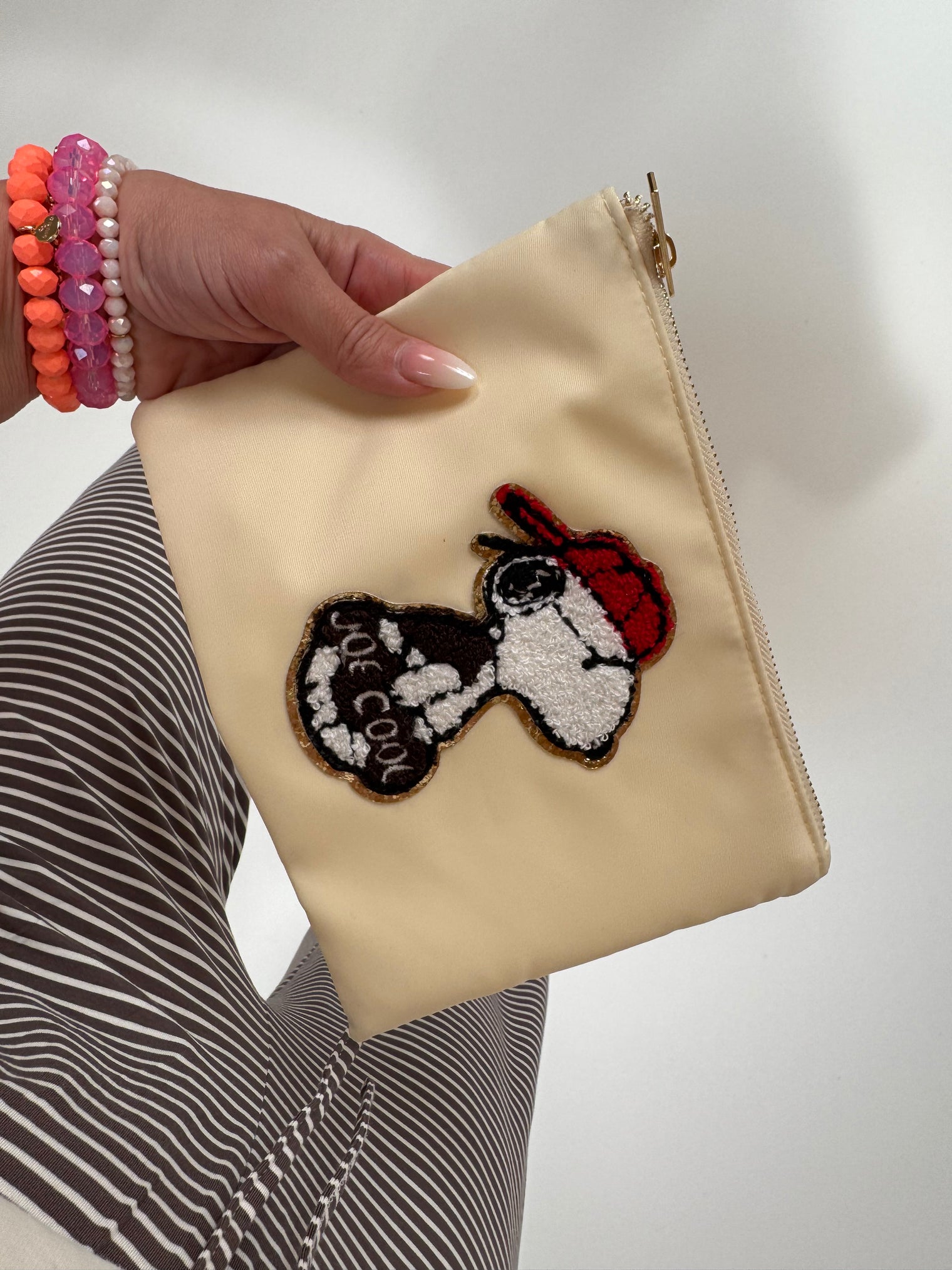 Bag HAPPY VIBES beige