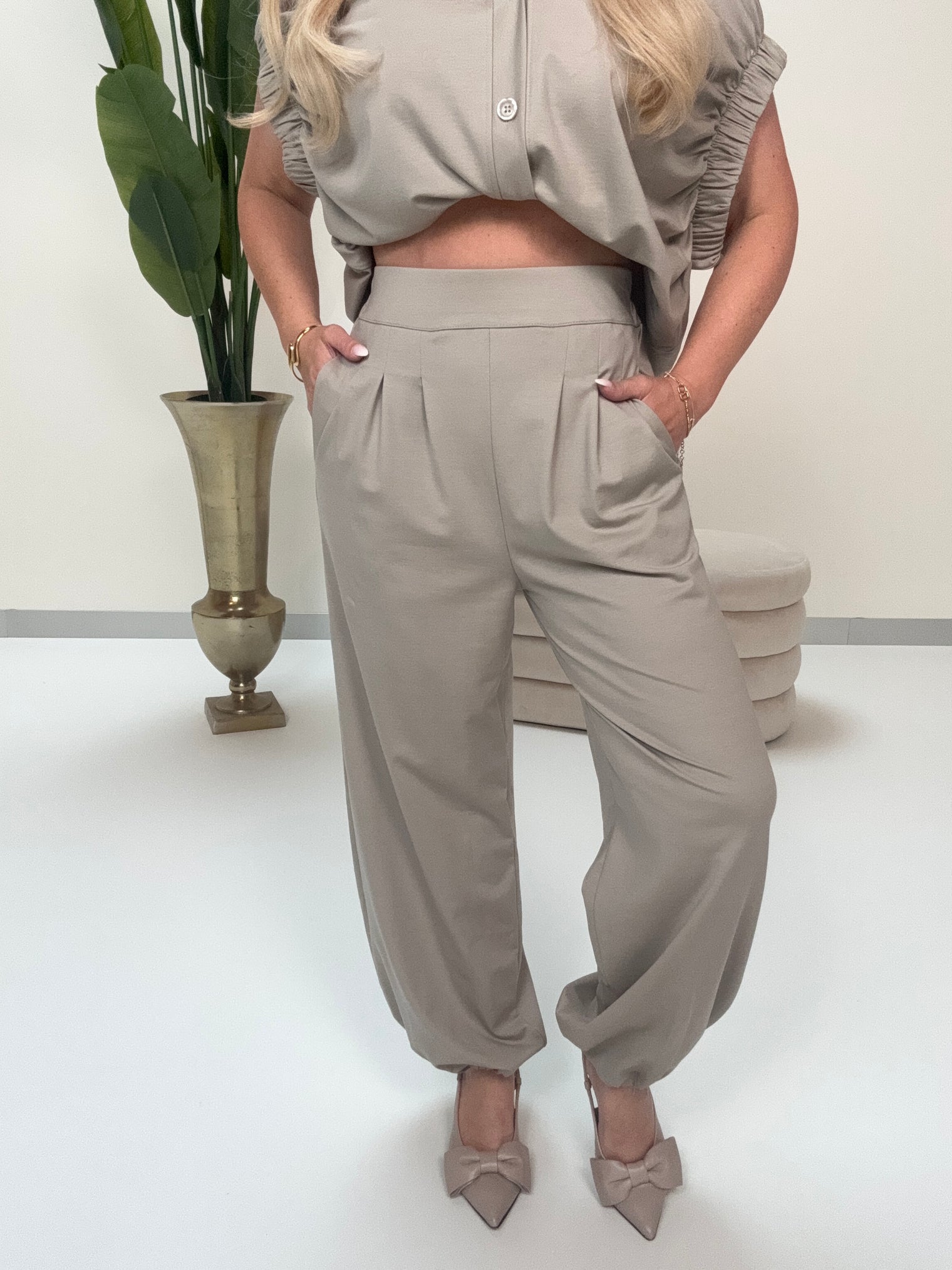 Butterstoff SET CLASSY WOMAN taupe