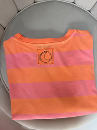 Sweatshirt kurzarm rosa/peach LOVE YOU TO THE MOON
