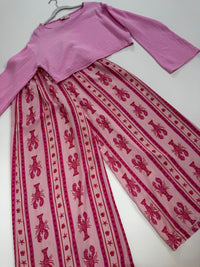 Sommer Hose LOBSTER LOVER rosa
