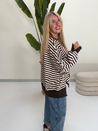 Oversize Sweater Coffee/creme COFFEE CREMA