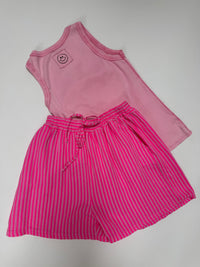 Musselin Shorts rosa SMALL STRIPES pink