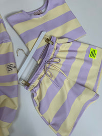 Butterstoff Sommer Set PERFECT OUTFIT flieder/gelb
