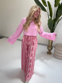 Sommer Hose LOBSTER LOVER rosa
