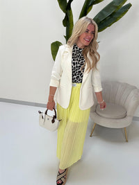 Stretch Butterstoff Blazer LOOK TO THE SKY creme