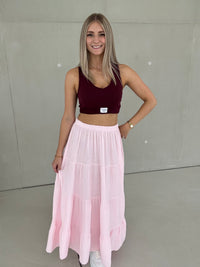 Musselin Rock VENEZIA LOVE ballerina rosa