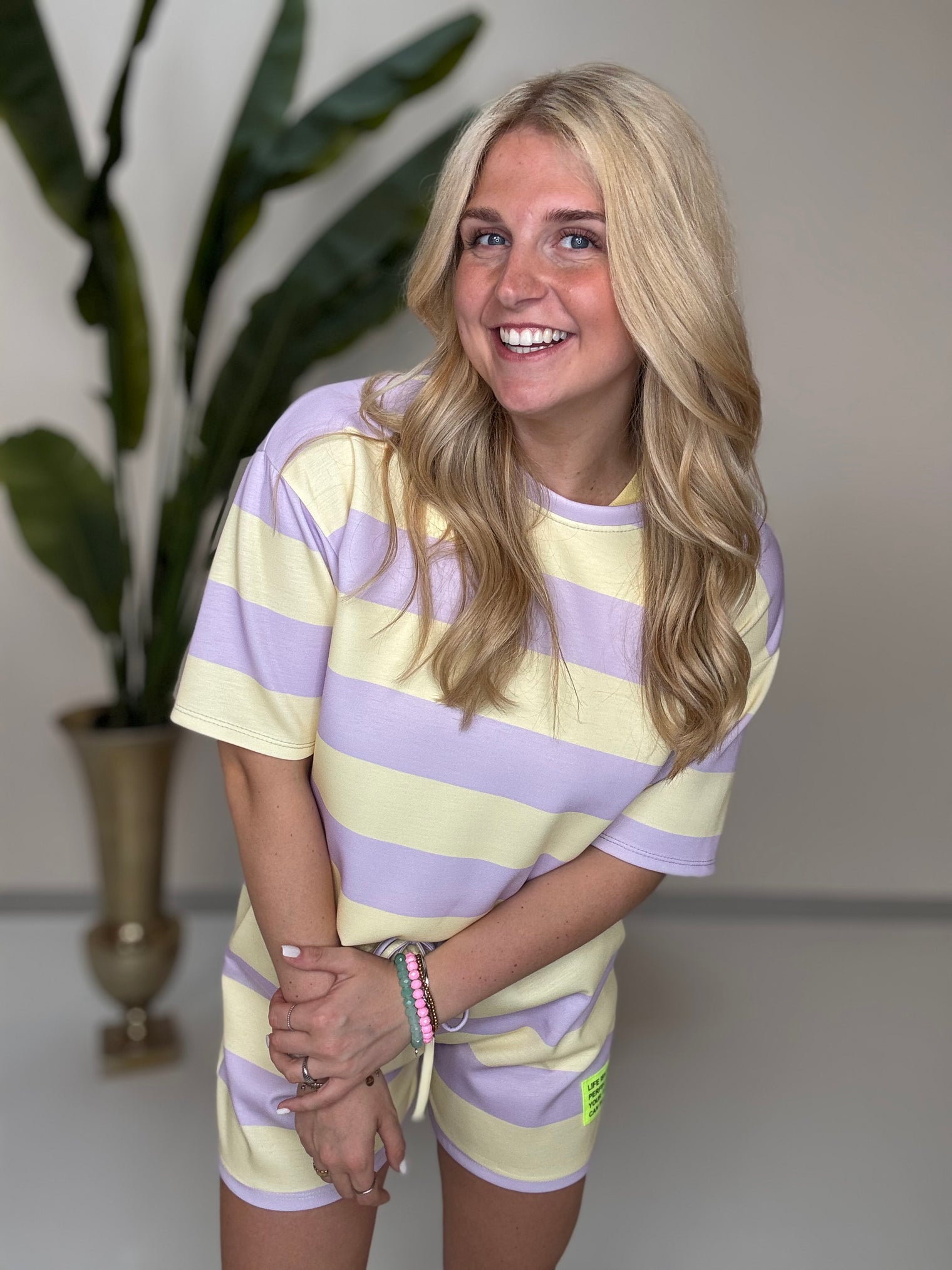 Butterstoff Sommer Set PERFECT OUTFIT flieder/gelb