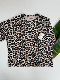 Butterstoff Shirt leo BE THE REASON mit hochwertigem Patch am Ärmel