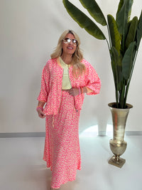 Rock mit Seide Gelb LEO LOVER peach