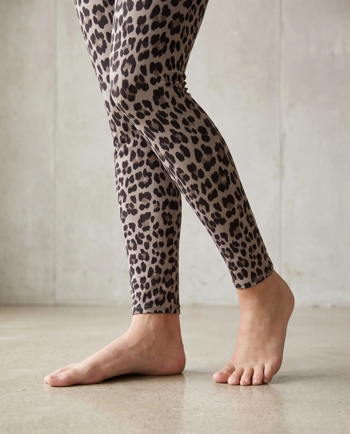 Butterstoff Leggings LEO beige/chocolate