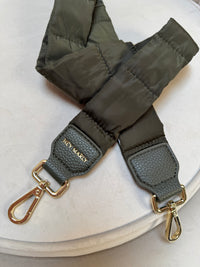 Hey Marly Puffy Nylon Strap Forest