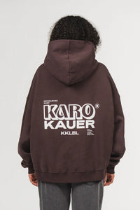 KARO KAUER HOODIE BROWN