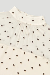 OH APRIL Lavinia Volant Dress Polkadot