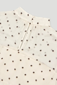 OH APRIL Lavinia Volant Dress Polkadot