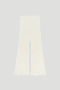 OH APRIL Lyle Extra Flared Pants Off White