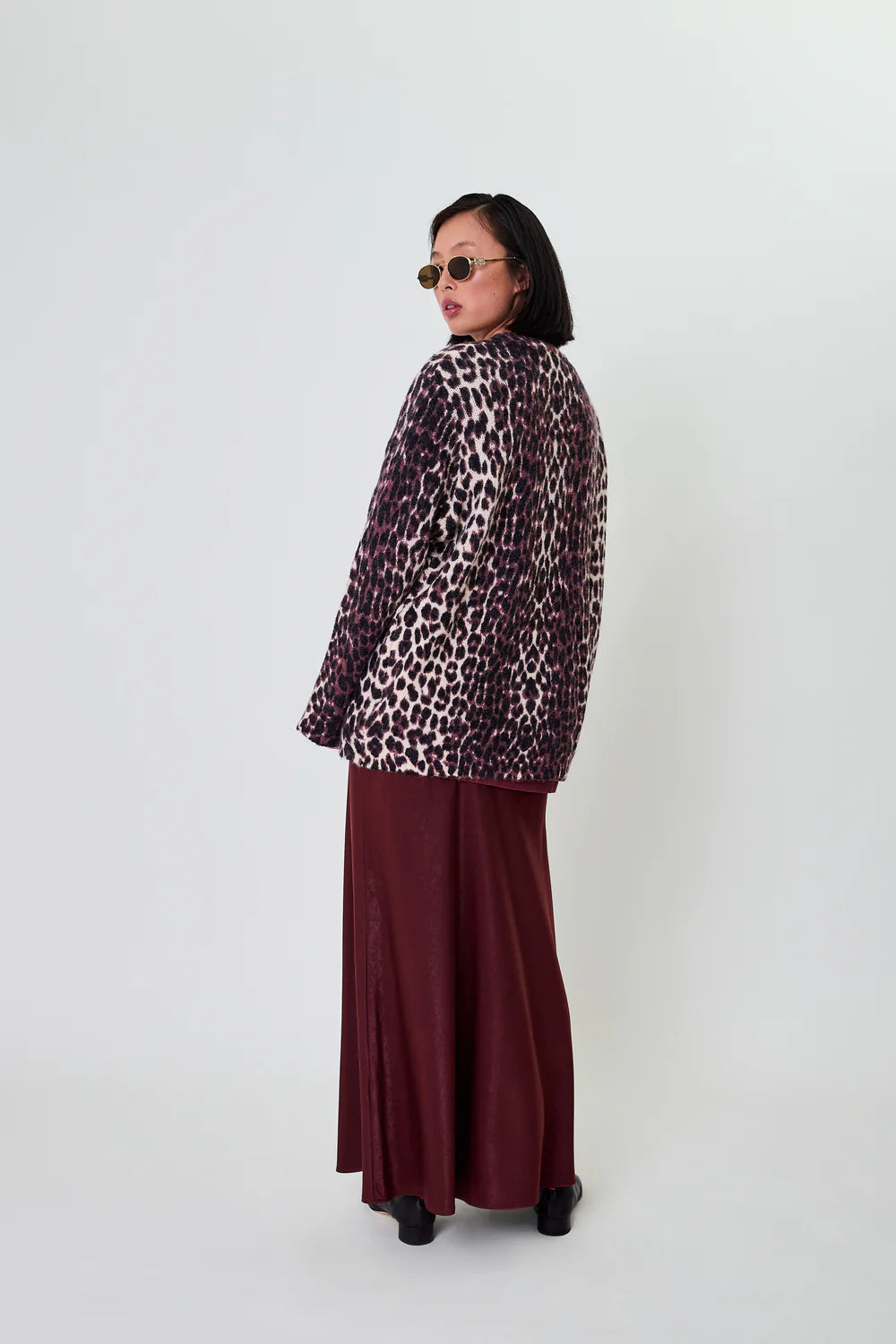 OH APRIL Moani Jumper Leo Cherrywood