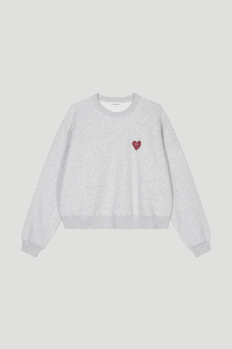 OH APRIL Nina Sweater Grey Melange
