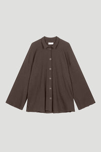 OH APRIL Fleur Blouse Hot Fudge