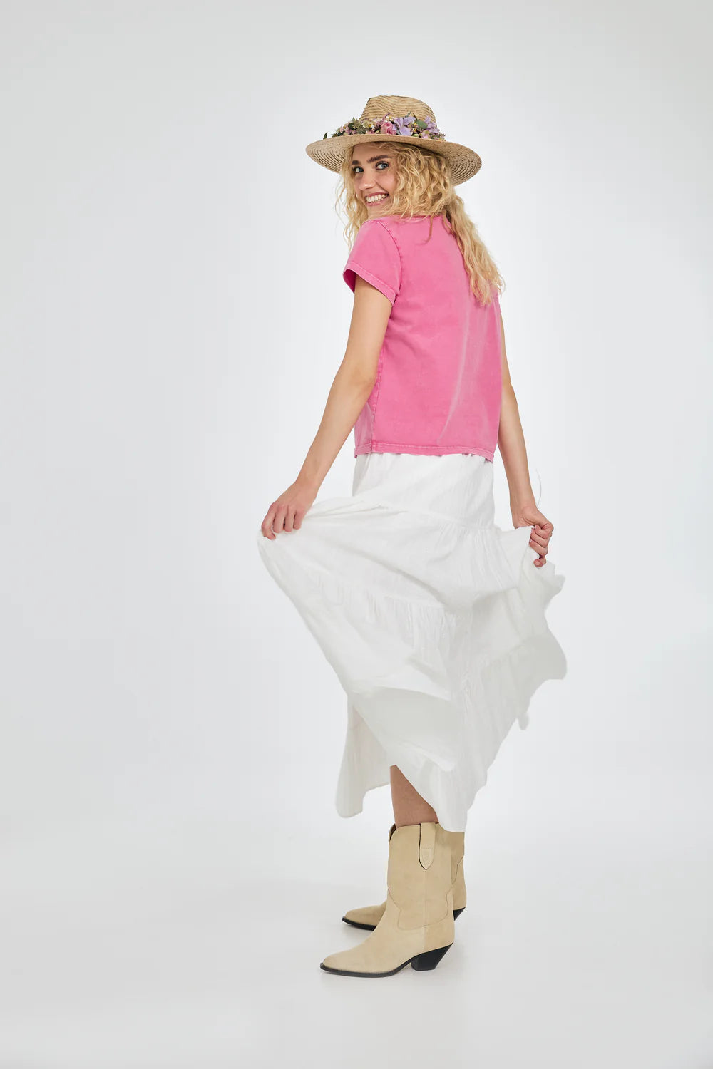 OH APRIL Regular T-Shirt Bloom Raspberry Sorbet Acid