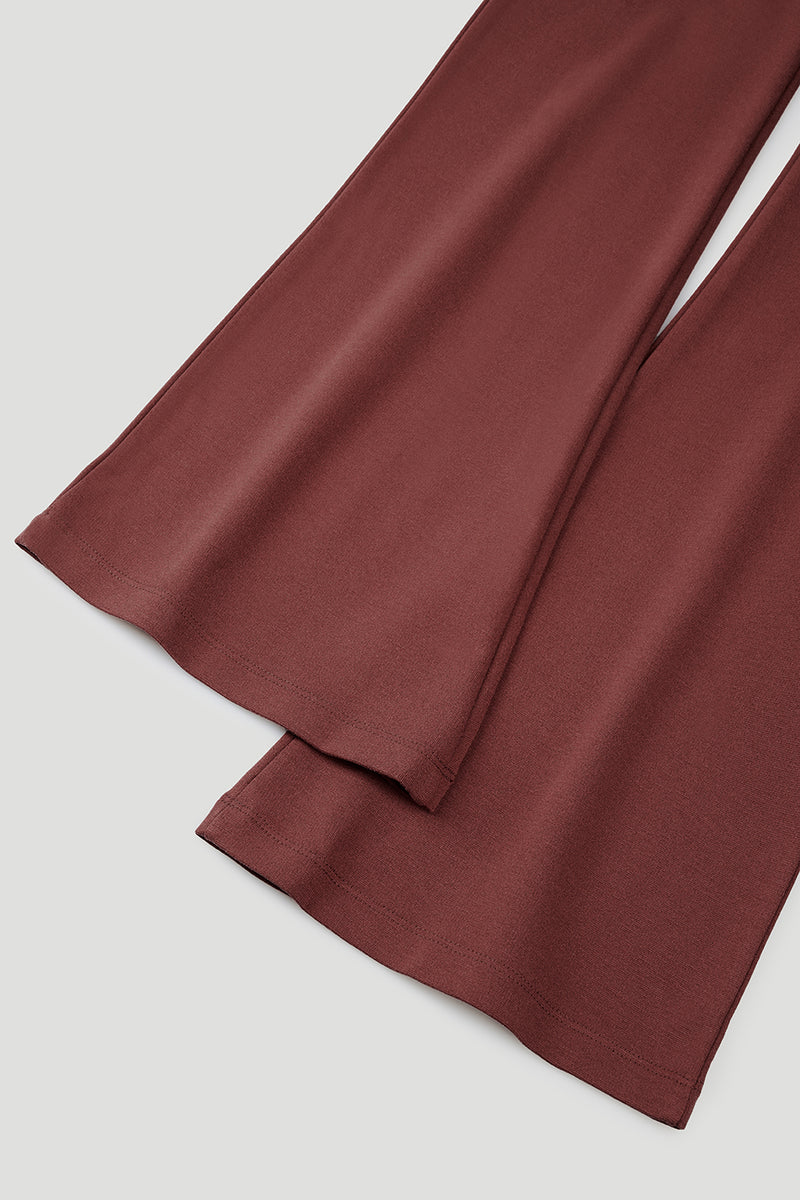 OH APRIL Tia Bootcut Leggings Cherrywood