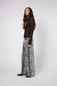 OH APRIL Zahara Lace Longsleeve Black