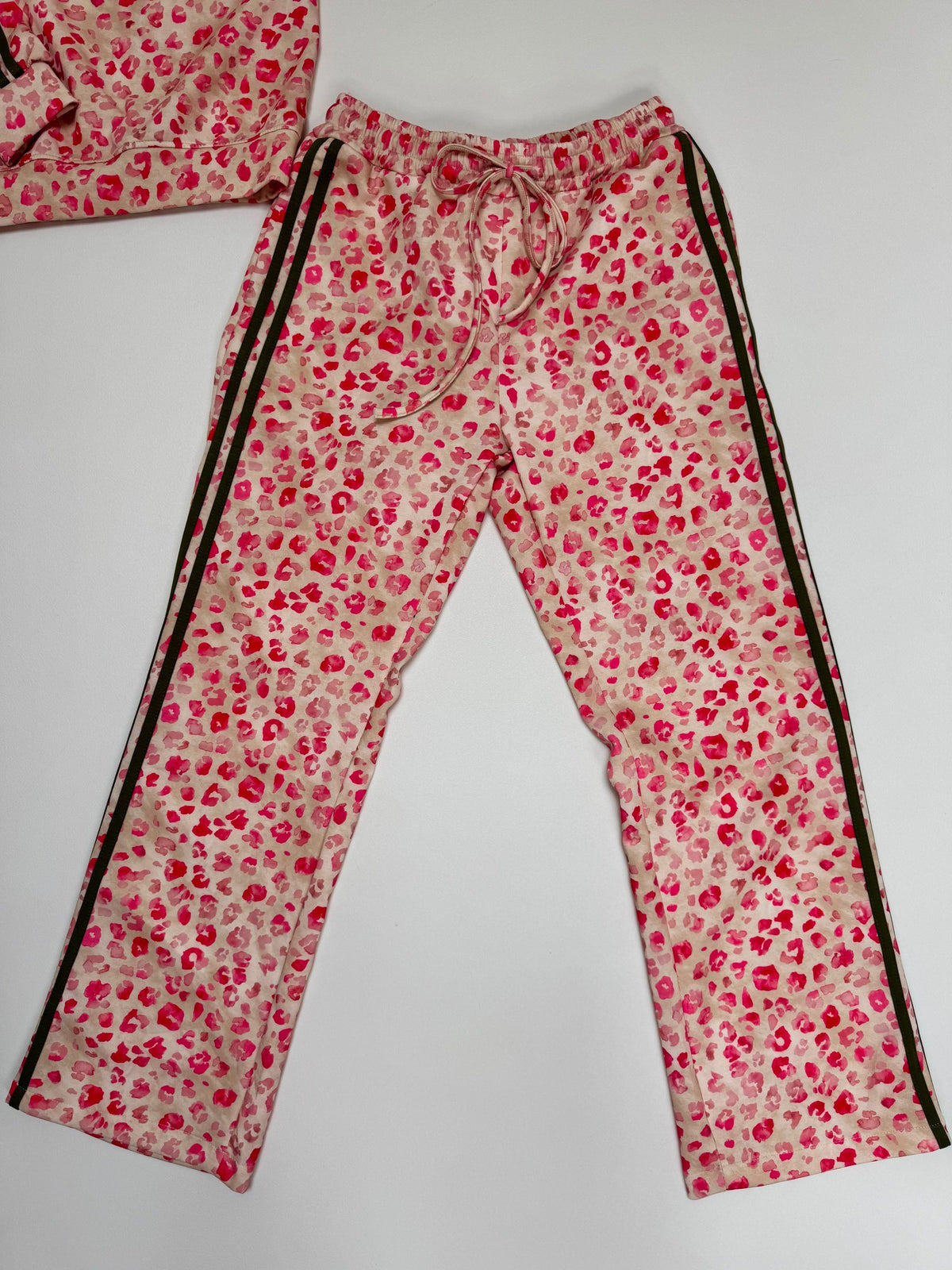 Butterstoff Hose LEO LOUNGE creme/pink