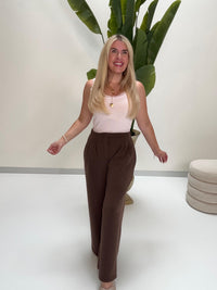 Basic Top mit Spitze EVERYDAY`rosa