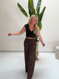 Butterstoff Hose LEO braun