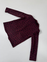 Stretch Butterstoff Blazer LOOK TO THE SKY LEO rot/schwarz